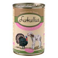 Lukullus Junior Saver Pack 24 x 400g - Turkey Hearts & Lamb