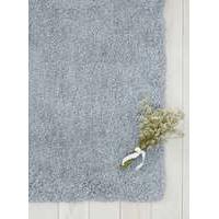 Luxurious Duck Egg Blue Shaggy Rug 140x200