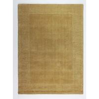 luxury ochre yellow wool rug tuscany 80x150