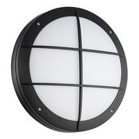 luik 18w led grill bulkhead black ip65 1350lm 85632