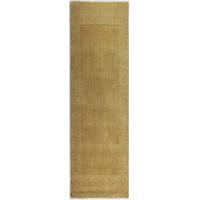 luxury ochre yellow wool rug tuscany 60x230