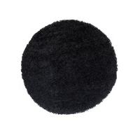 luxurious ultra chic black anti shed shag pile rug ontario 150cm 4ft11 ...