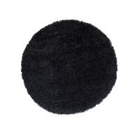 Luxurious Ultra Chic Black Anti Shed Shag Pile Rug - Ontario 120cm (3ft11\
