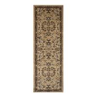 luxurious soft victorian berber patterned rug kensington 70x340cm