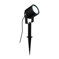 luminatra 5w led spot cw spike black daylight ip65 500lm 85353