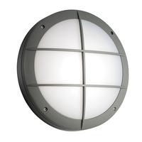 luik 18w led grill bulkhead grey ip65 1350lm 85633