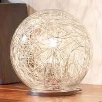 Luberio  stylish, spherical table lamp