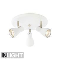 Lumilife 3 Light Plate Ceiling Spotlight Fitting