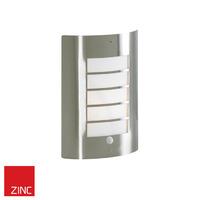 Lumilife Slatted Stainless Steel External Wall Fixture with PIR Sensor