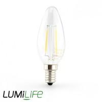 Lumilife 2.2W E14 LED - Candle Shape Filament Bulb