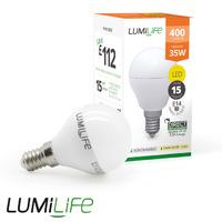 Lumilife 5W E14 LED - Golf Ball Shape Bulb - Dimmable