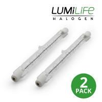 lumilife 500 watt halogen r7s floodlight bulb 2 pack