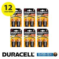 Lumilife 12 Duracell Plus Power C Batteries - Duralock - 6 Packs of 2