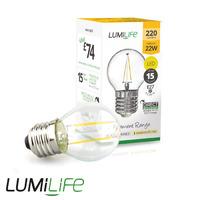 Lumilife 2.2W E27 LED - Golf Ball Shape Filament Bulb