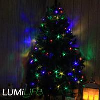 lumilife 180 bulb multifunctional christmas rice light multicolour 10m