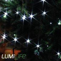 lumilife 180 led multifunctional string lights white 10m