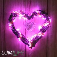 Lumilife 180 LED Fairy Lights - Pink - 10 x 1.8m