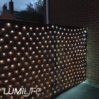 Lumilife 320 LED Christmas Net Lights - White - 2.4m x 1.6m