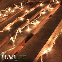 Lumilife 600 Christmas Curtain Rice Lights - White - 3m x 2.4m