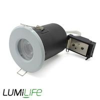 lumilife gu10 bathroom downlight fitting with bulb included