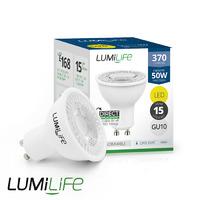 Lumilife 5 Watt GU10 LED Spotlight - 50W Replacement - Dimmable