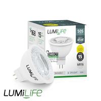 lumilife 75 watt mr16 led spotlight 45w replacement