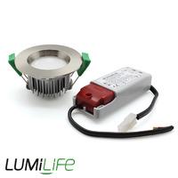 lumilife 7 watt downlight dimmable ip54 cool white