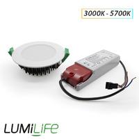 lumilife 10 watt downlight colour changing ip20