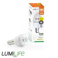 Lumilife 5W B15 LED - Candle Shape Bulb - Dimmable