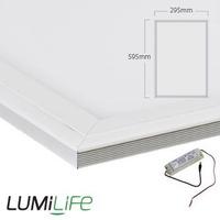 lumilife 20w led panel 300x600mm ip40 dimmable