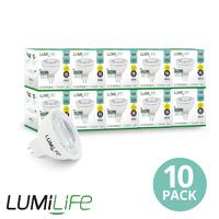 Lumilife 7.5 Watt MR16 LED Spotlight - 45W Replacement (Pack of 10)