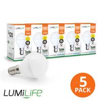 lumilife 5w b15 led golf ball shape bulbs