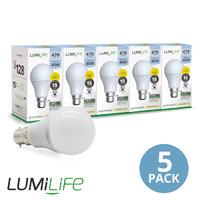 Lumilife 6W B22 LED - Standard Shape Bulbs