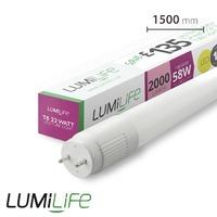 lumilife 5ft t8 22w led tube light 1500mm