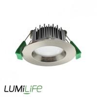 lumilife 7 watt downlight dimmable ip54 warm white