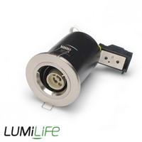 lumilife gu10 fire rated downlight fitting 3 finishes available