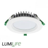 lumilife 25 watt downlight dimmable ip54 warm white