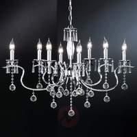 lustrous chandelier diamant eight bulb