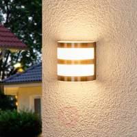 lucja led outdoor wall light with stripes
