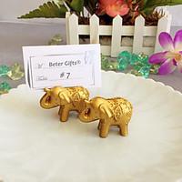 Lucky in Love Lucky Elephant Place Card Holder Beter Gifts Party Decoration