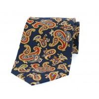 luxury paisley printed silk ties