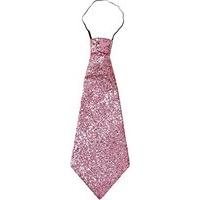 Lurex Tie Withelastic - Pink Accessory For Fancy Dress