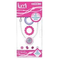 Lumi Glo Jewellery Necklace With Pink LED 3 Glo Modes New