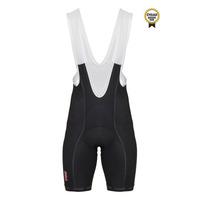 lusso pro gel cooltech bib shorts black medium