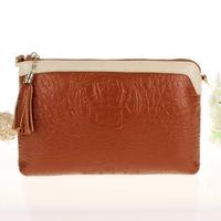 Luxury Women Clutch Bag Crocodile Pattern Genuine Leather Shoulder Chain Messenger Bag Purse