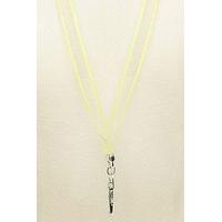 Lucite Neon Lanyard Necklace