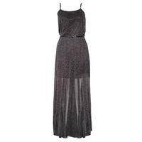 Lurex Belted Maxi Dress