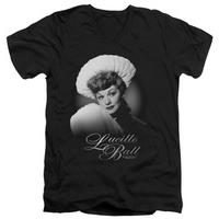 lucille ball soft portrait v neck