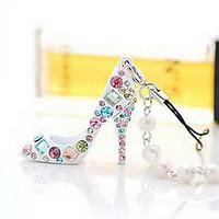 Lucky Doll Women\'s All Matching Crystal Cubic Zirconia Colorful high-heeled shoe accessory Wedding Gift