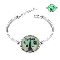 Lureme New Magical Glow in The Dark 925 Sterling Silver The Eiffel Tower Luminous Charm Bracelets